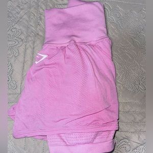 Gymshark workout shorts with built in spandex!